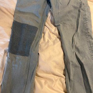 Reformation Patch Jeans